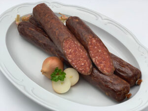 Hausmacher Paprikaluftgetrocknete Mettwurst (dünne Stracke)