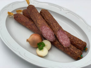 Hausmacher Putenluftgetrocknete Mettwurst (dünne Stracke)