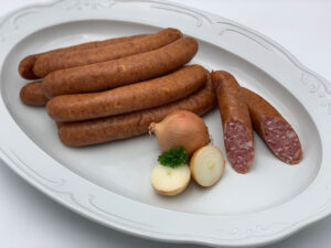 Hausmacher geräucherte Mettwurst, kleines Paar
