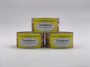 Kartoffelwurst (in der Dose)