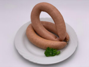 Fleischwurst Krakauer Art (grobe Fleischwurst mit Kümmel & Zwiebeln)